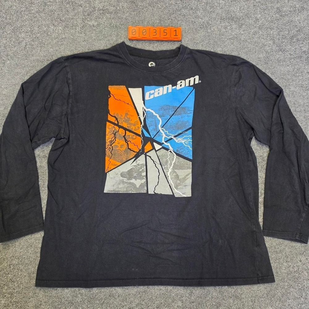 BRP Can-Am black long sleeve shirt with graphic. Size XL.
